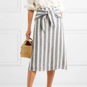 J Crew Point Sur Tie Waist Skirt